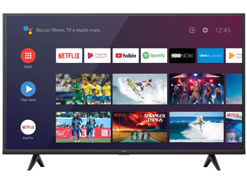 Smart TV 50” UHD 4K LED TCL 50P615 VA 60Hz - Android Wi-Fi